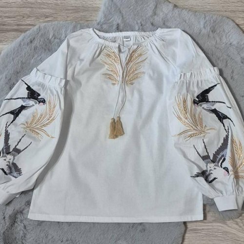 Вышиванка Limerense (116-146) LM162 white (деми) Limerense LM162 white