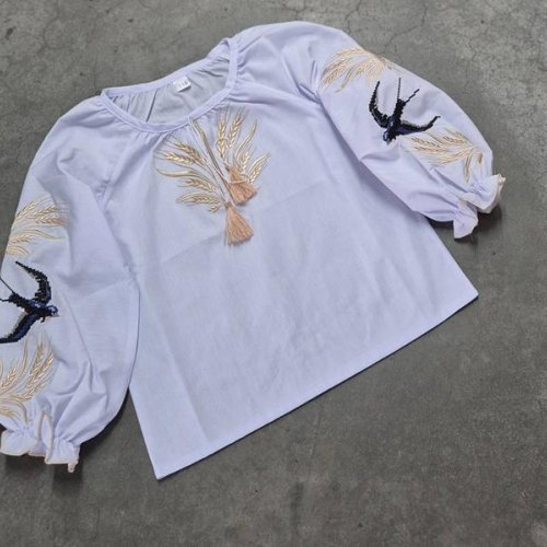 Вышиванка Limerense (152-176) LM164 white (деми) Limerense LM164 white