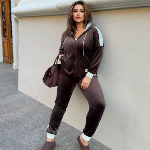 Костюм спорт Seven Zikina (50-64) 1341 brown (деми) Seven Zikina 1341 brown