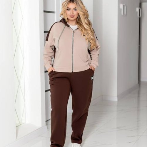 Костюм спорт Seven Zikina (50-60) 1349 brown (зима) Seven Zikina 1349 brown