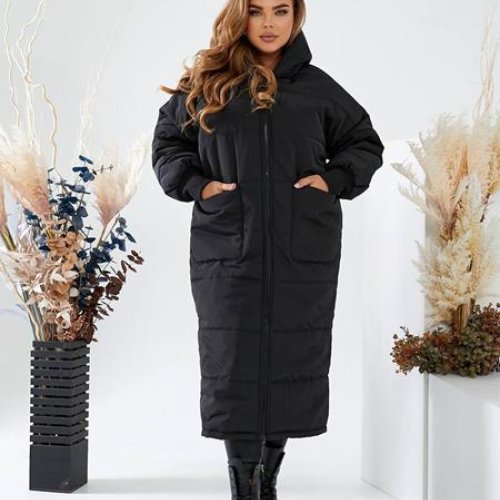 Пальто Seven Zikina (50-60) 901 black (зима) Seven Zikina 901 black