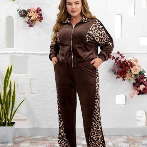 Костюм спорт Seven Zikina (48-62) 936 brown (деми) Seven Zikina 936 brown