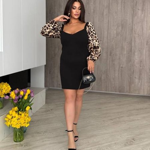 Платье Femzone (42-52) 1035 black (деми) Femzone 1035 black