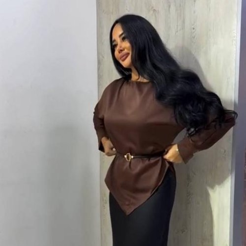 Блузка Femzone (42-58) 1155 brown (деми) Femzone 1155 brown