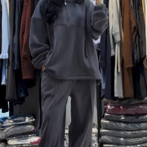 Костюм спорт Femzone (42-58) 1157 grey (зима) Femzone 1157 grey