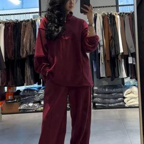 Костюм спорт Femzone (42-58) 1157 wine (зима) Femzone 1157 wine