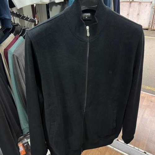 Кофта Vip Stendo (M-2XL) 3903 black (деми) Vip Stendo 3903 black