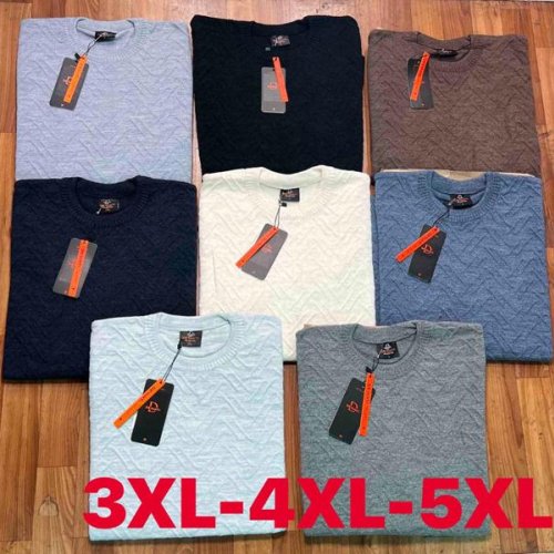 Свитер Vip Stendo (3XL-5XL) 73503-1 l.grey (зима) Vip Stendo 73503-1 l.grey