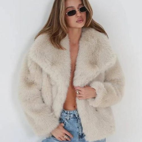 Шуба Modnulya (S-L) 811-10 beige (зима) Modnulya 811-10 beige