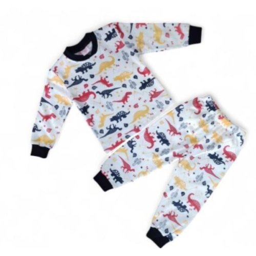 Пижама Malibu2 (1-4) 14450 white-navy (зима) Malibu2 14450 white-navy