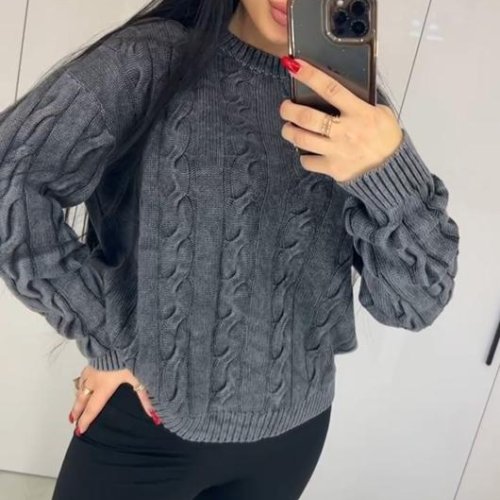 Свитер Lora (46-48) LR832 d.grey (зима) Lora LR832 d.grey