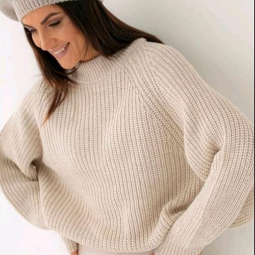 Свитер Lora (one size) LR898 beige (зима) Lora LR898 beige