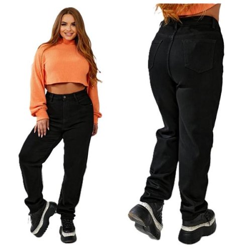 Джинсы Beki (30-36) 280 black (зима) Beki 280 black