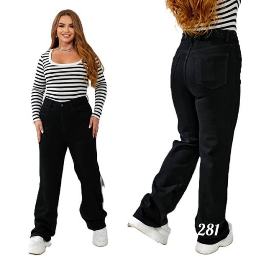 Джинсы Beki (30-36) 281 black (зима) Beki 281 black