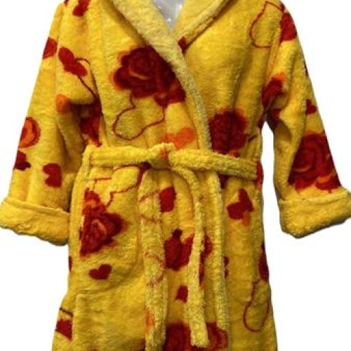 Халат Cotpark (S-XL) C26 yellow (зима) Cotpark C26 yellow