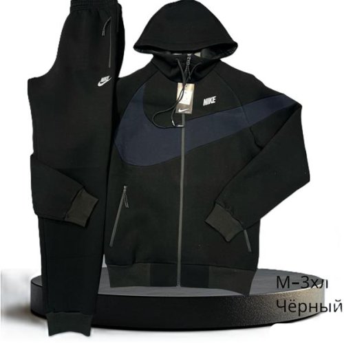 Костюм спорт Hai (M-3XL) H918 black (зима) Hai H918 black