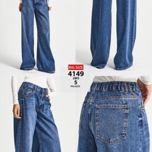 Джинсы Jeans Style (38-48) 4149-5 blue (деми) Jeans Style 4149-5 blue