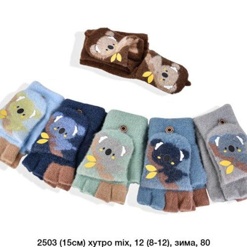 Перчатки SunnyTot (8-12) 2503-1 mix (зима) SunnyTot 2503-1 mix