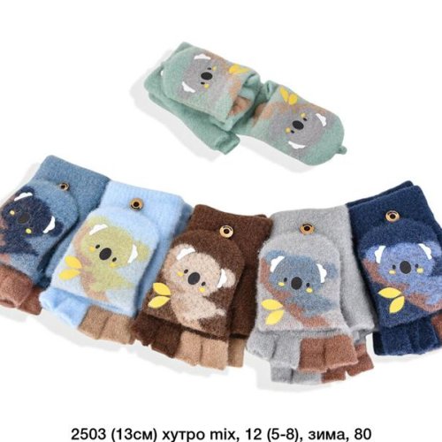 Перчатки SunnyTot (5-8) 2503 mix (зима) SunnyTot 2503 mix