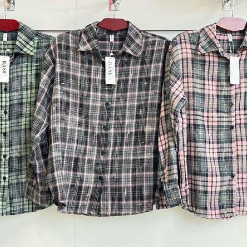 Рубашка BASE (XL-5XL) 1505 d.grey (деми) BASE 1505 d.grey