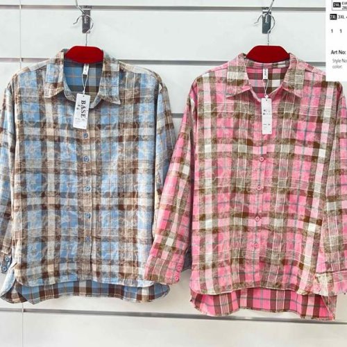 Рубашка BASE (2XL-6XL) 296 l.blue (зима) BASE 296 l.blue