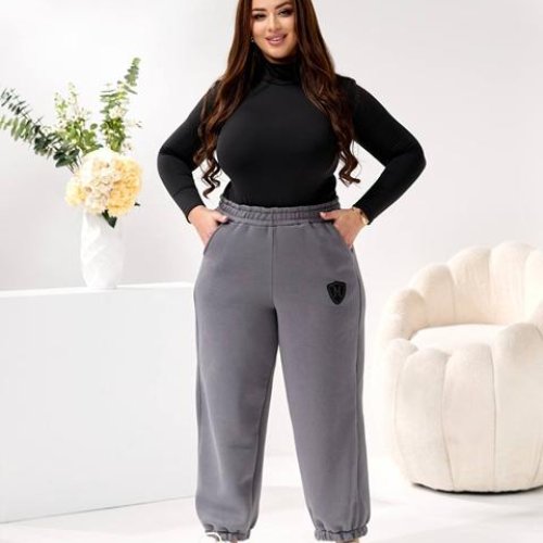 Штаны спорт BAT (52-62) 119-3 d.grey (зима) BAT 119-3 d.grey