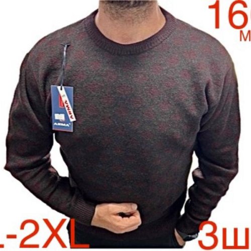 Свитер Надийка (L-2XL) ND468-160 brown (зима) Надийка ND468-160 brown