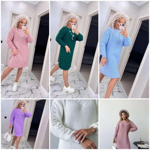 Платье Sevim (44-56) SV1113 mix (зима) Sevim SV1113 mix