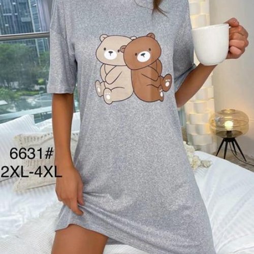 Туника Brilliant (2XL-4XL) B6631 grey (лето) Brilliant B6631 grey