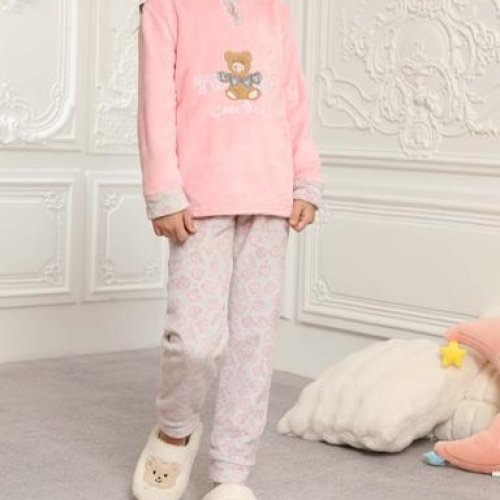 Пижама Brilliant (6-14) B70167 pink (зима) Brilliant B70167 pink