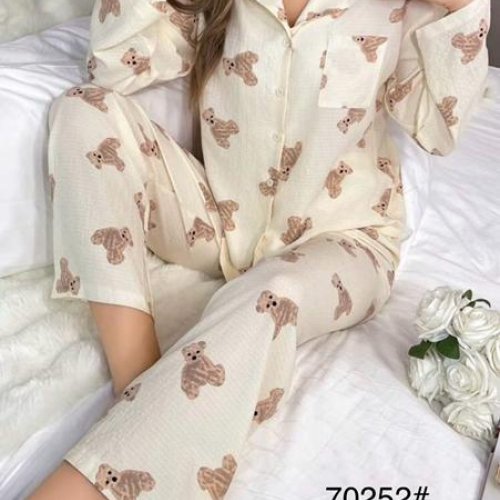 Пижама Brilliant (M-3XL) B70252 l.beige (деми) Brilliant B70252 l.beige