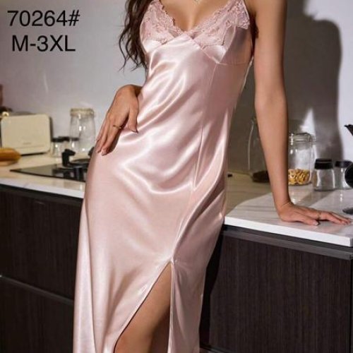 Ночнушка Brilliant (M-3XL) B70264 beige (лето) Brilliant B70264 beige