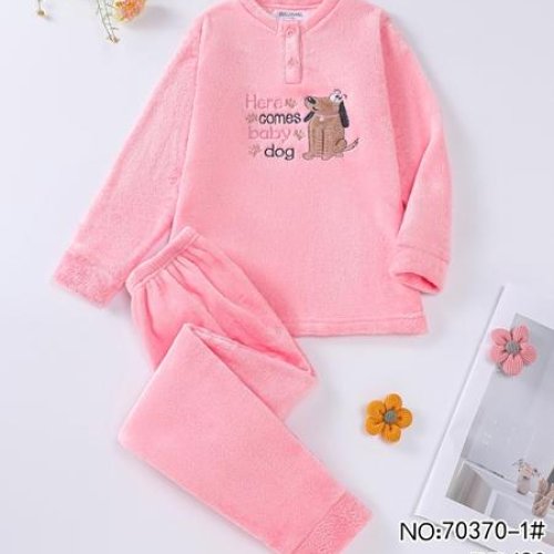 Пижама Brilliant (4-12) B70370-1 pink (зима) Brilliant B70370-1 pink