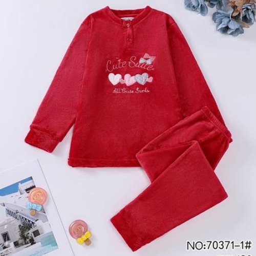 Пижама Brilliant (4-12) B70371-2 red (зима) Brilliant B70371-2 red