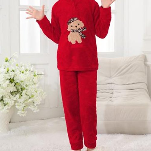 Пижама Brilliant (6-14) B70373-1 red (зима) Brilliant B70373-1 red