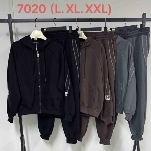 Костюм спорт Saint Wish (L-2XL) 7020 grey (деми) Saint Wish 7020 grey