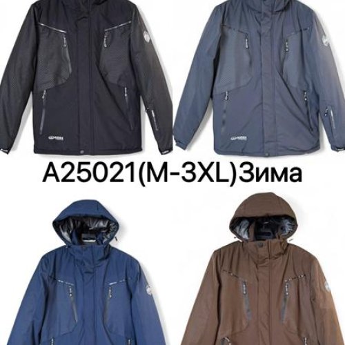 Куртка Ale-Ate (M-3XL) A25021 black (зима) Ale-Ate A25021 black