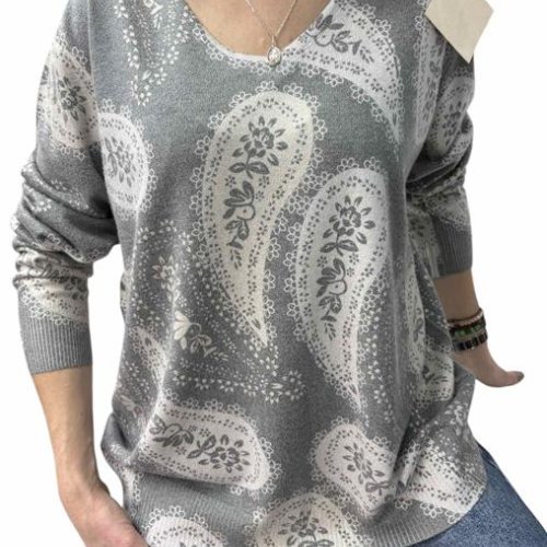 Свитер Elena&Vika (46-52) 25240 d.grey (деми) Elena&Vika 25240 d.grey