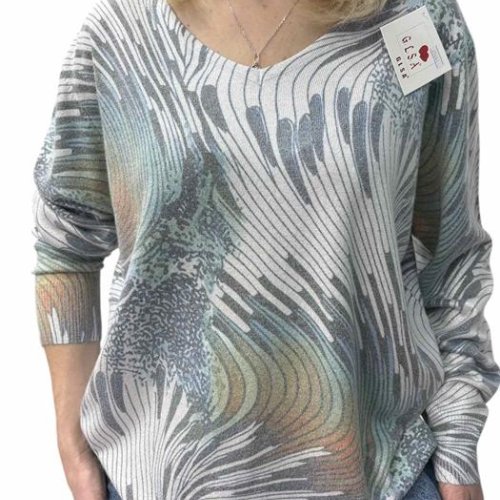 Свитер Elena&Vika (46-50) 25241 mint (деми) Elena&Vika 25241 mint