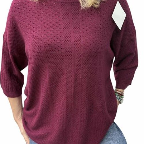 Американка Elena&Vika (50-58) 25243 wine (деми) Elena&Vika 25243 wine