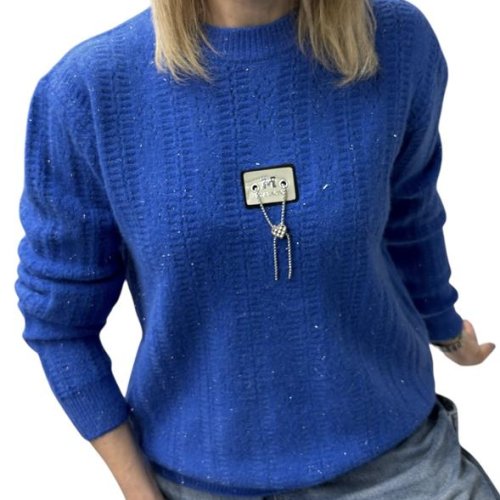 Свитер Elena&Vika (46-52) 25416 blue (деми) Elena&Vika 25416 blue