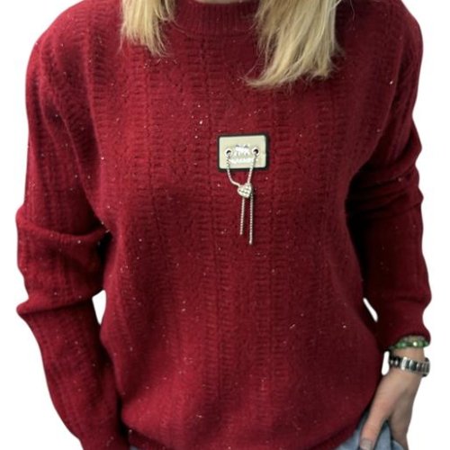 Свитер Elena&Vika (46-52) 25416 red (деми) Elena&Vika 25416 red