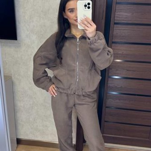 Костюм спорт Valentina (42-50) 088 brown (зима) Valentina 088 brown