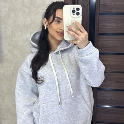 Худи Valentina (42-48) 1 grey (зима) Valentina 1 grey