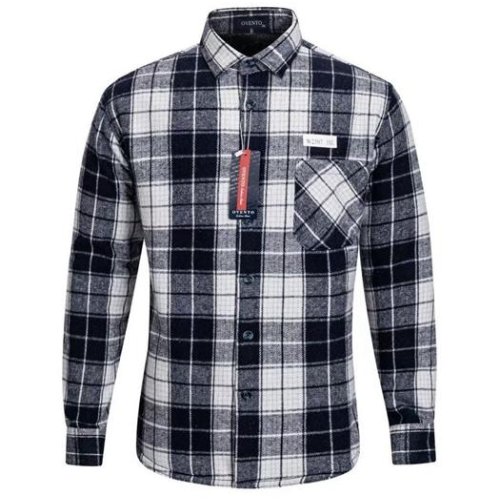 Рубашка Verton (XL-5XL) W2569 black (зима) Verton W2569 black