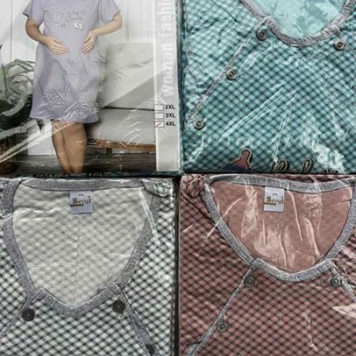 Ночнушка Disneyopt (2XL-4XL) DS410-92 brown (лето) Disneyopt DS410-92 brown