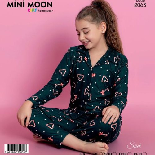 Пижама Disneyopt kids (5-14) 2063 green (зима) Disneyopt kids 2063 green