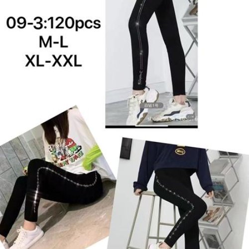 Лосины Kenalin (M-2XL) 09-3 black (деми) Kenalin 09-3 black