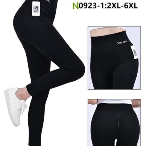 Лосины Kenalin (2XL-6XL) 0923-1 black (деми) Kenalin 0923-1 black