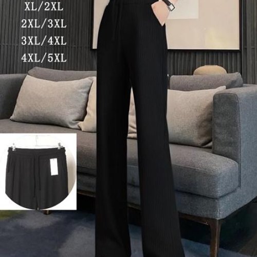 Штаны Kenalin (XL-5XL) 2010-4 black (деми) Kenalin 2010-4 black